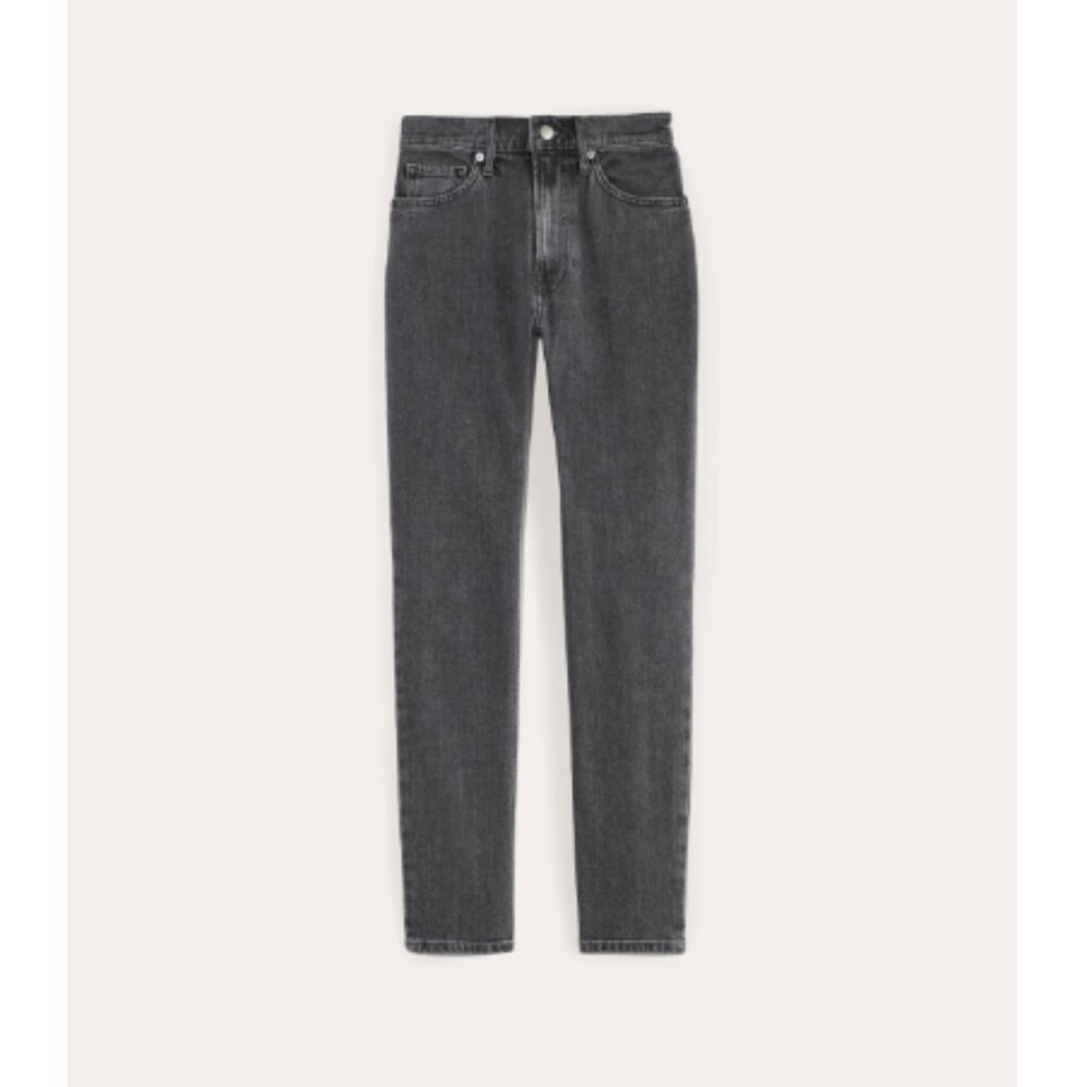 Everlane Curvy ’90s Cheeky Jean Cropped Size 28 Washed Charcoal